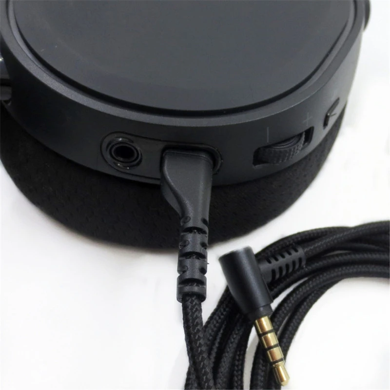 

Audio- Cable Extension Cord for SteelSeries- Arctis 3 5 7 Pro Wireless Headset