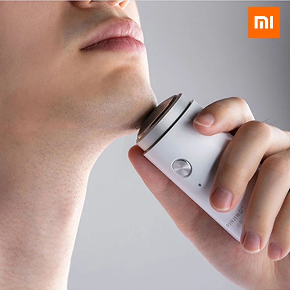 

Double-ring Float Shaving Type-C Electric Shaver IPX7 Waterproof Silent Motor Dry Wet USB Rechargeable