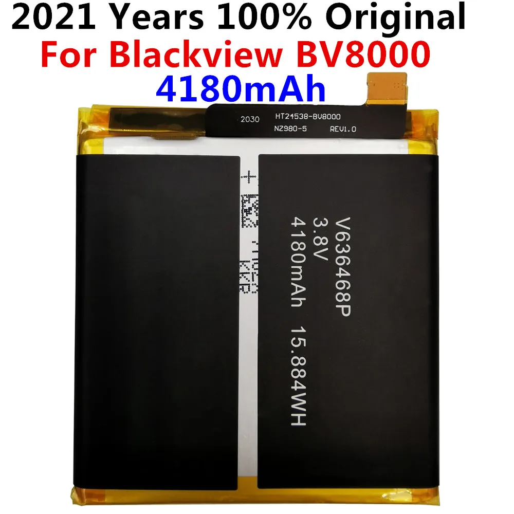 100% Новый оригинальный аккумулятор 4180 мАч для Blackview BV8000 Водонепроницаемый умный
