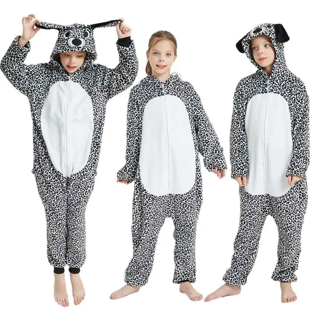 New Animal Pajamas Onesies Kigurumi Unicorn Winter Flannel Pyjamas Kids Boys Girls Pajamas Children Sleepwear Cosplay Costumes