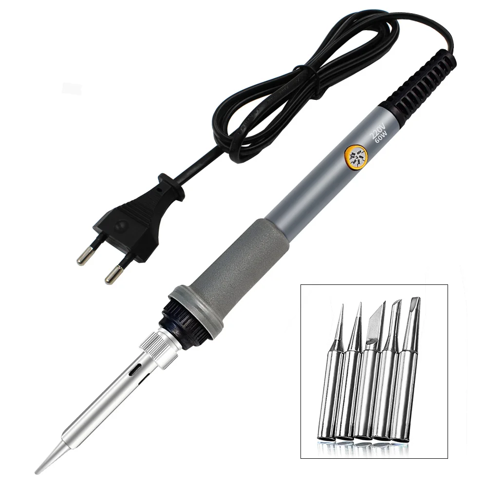 

Adjustable Temperature Electric Soldering Iron 220V 110V 60W Welding Solder Rework Station Heat Pencil Tips Repair Tool wanptek