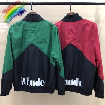 

RHUDE Jacket Men Women 1:1 High Quality MA-1 Bomber RHUDE Coat Flight Air Force Pilot Jacket RHUDE Jacket