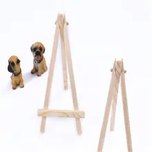 Мини-художественный деревянный мольберт деревянная Свадебная настольная подставка для карт держатель дисплея для вечерние украшения Горячая Распродажа