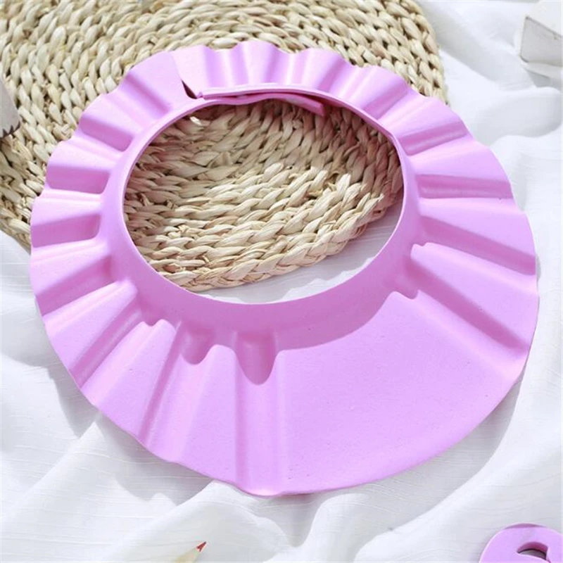 Baby Shampoo Cap Wash Hair Kids Bath Visor Hats Adjustable Shield Waterproof Ear Protection Eye Children Infant