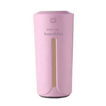 

Cup Shape USB Charging Car Office Air Humidifier With Colorful Night Light Mini Portable Essential Oil Aroma Diffuser