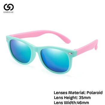 

GOZLUGUSelling Kids Sunglasses Children's Polarized Lens Glasses Girls Boys Silicone Children's Baby Gift Safety Glasses UV400 .