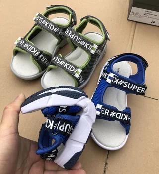 

4-15Y Summer Kids Sandals Mesh Comfortable Boys Sandals EVA Beach Girl Shoes