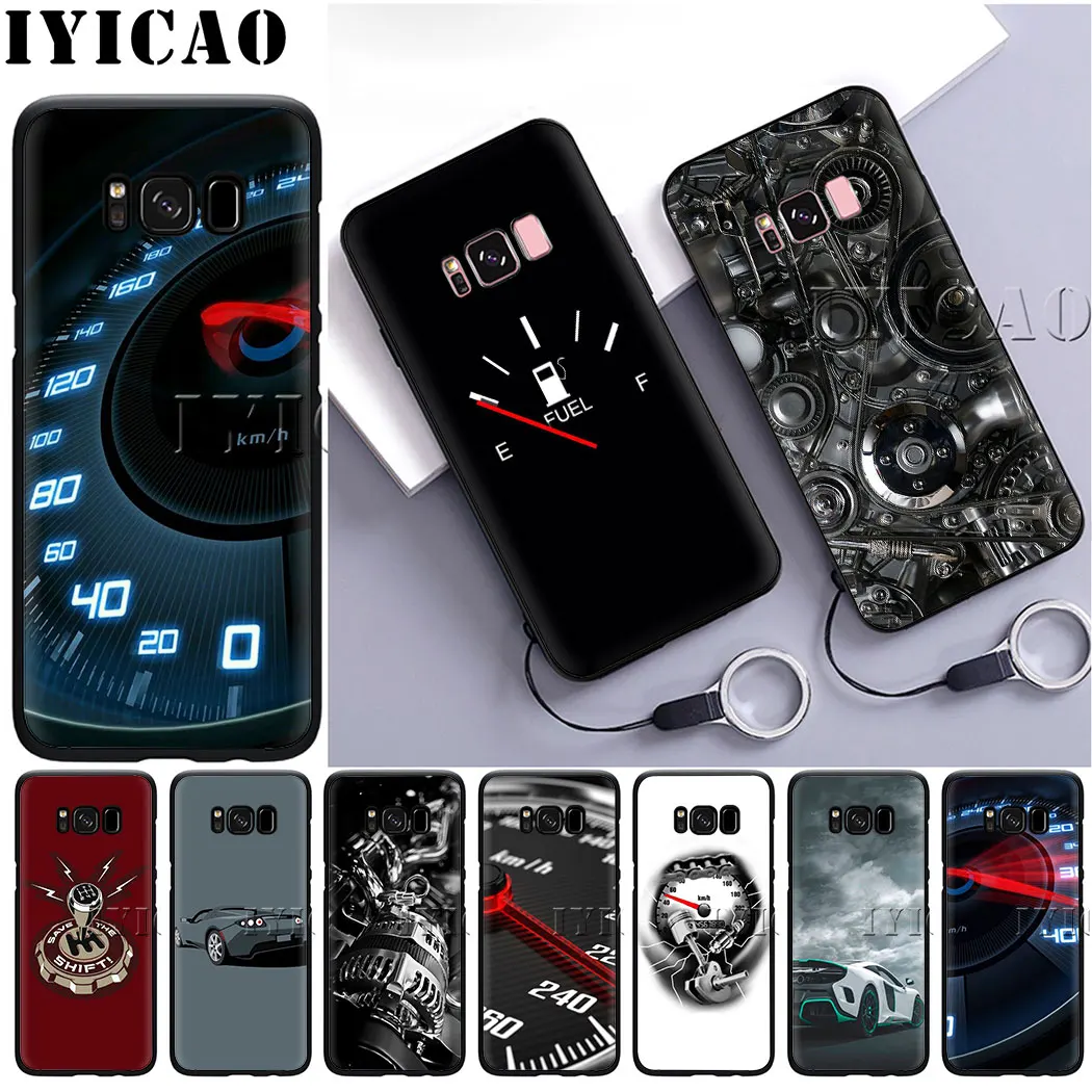 

IYICAO Racing speedometer Soft Case for Samsung Note 8 9 10 Plus A70 A50 A40 A20 A10 M40 M10 M20 M30 A10S A20S A30S A40S A50S