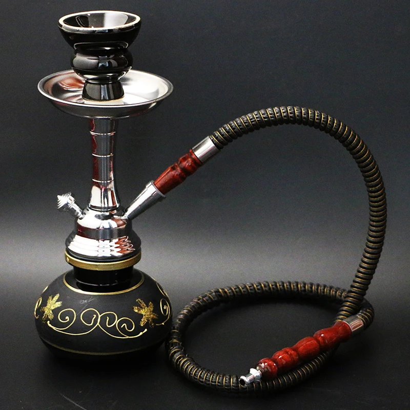 Revive Glass Hookah Set Black Chicha Yellow Shisha Blue Narguile Red Nargile Green Water Pipe Ceramic Smoking Bowl Hose Options