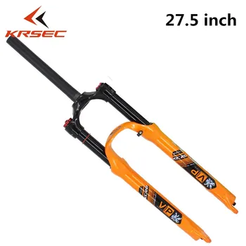 

KRSEC XC20 MTB Shoulder Lock Fork Mountain Bike Gas Front Forks Disc Brake Suspension 26/27.5/29 inches Bicycle Parts Tool