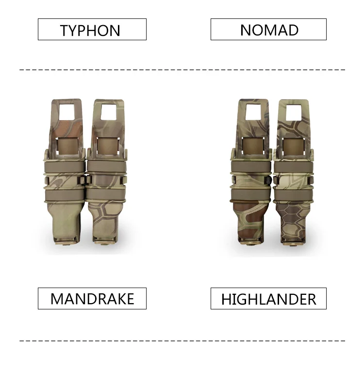 ActionUnion Тактический Подсумок пистолет Быстрый Mag M4 9 мм Molle Клип кобура камуфляж быстро тянет оболочки страйкбол охота стрельба