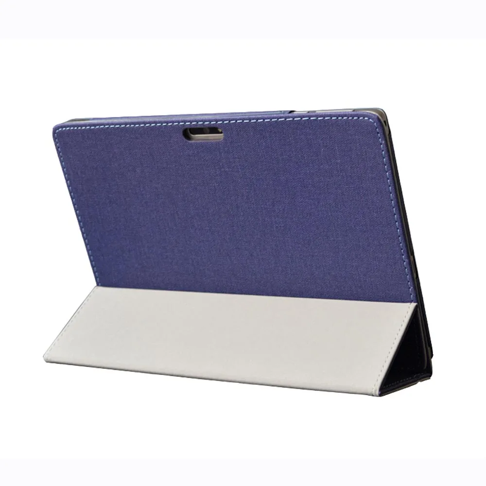 Для Teclast M30 Tablet Новинка, искусственная кожа складной стоячая таблетница чехол для tacast M30 10,1 дюймов, защитный чехол-подставка - Цвет: Синий