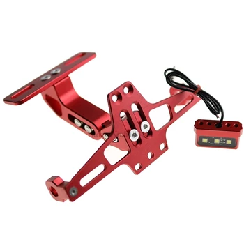 

CNC Aluminum Motorcycle License Registration Plate Holder cover For Dnepr R Nine T Zzr 1100 Aprilia Rs Honda Crf250R Kawasaki