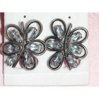 

Серьги винтажные SR 76 SLV цвет серебро.