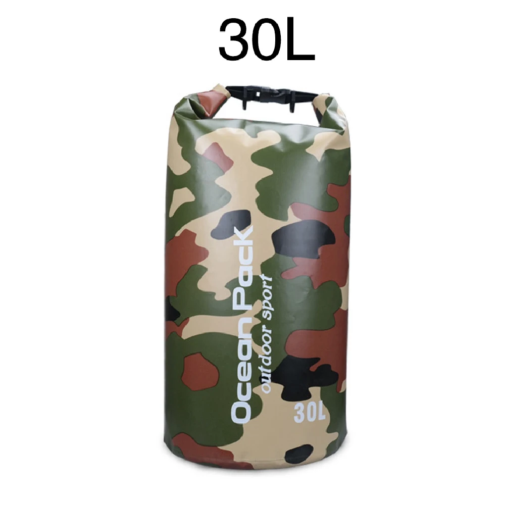 2L 5L 10L 15L 20L камуфляжные водонепроницаемые сумки для пляжного серфинга, водонепроницаемая сумка для плавания, водонепроницаемая сумка WDB002 - Цвет: 30L