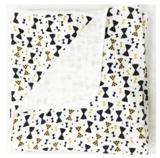 2 слоя s одеяло Пеленальное детское хлопковое постельное белье муслиновое одеяло для путешествий для новорожденных Двухслойное одеяло - Цвет: Темно-серый