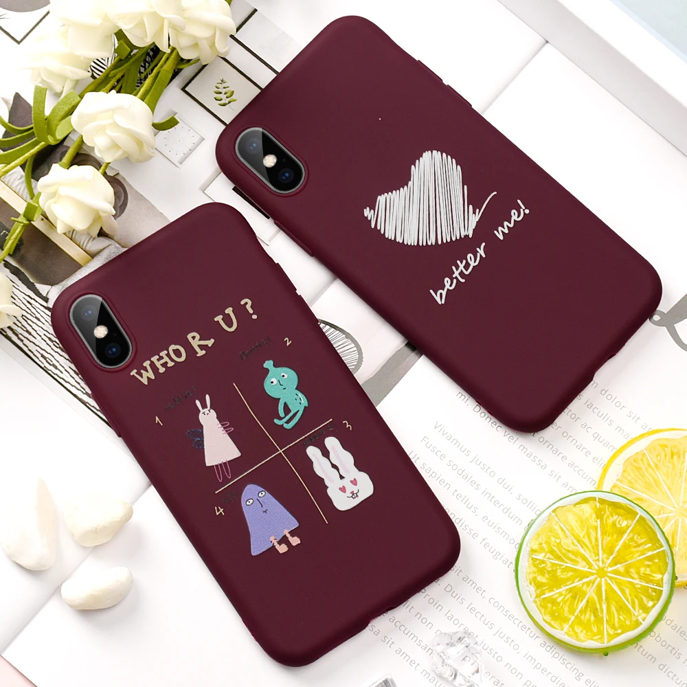 Мягкий силиконовый чехол из ТПУ для iPhone 6 S Plus 7 8 5 s SE X XR XS Max|Бамперы| |