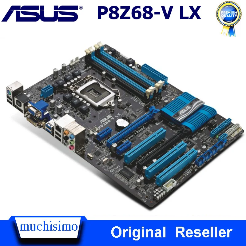 Оригинальная материнская плата ASUS P8Z68-V LX LGA 1155 DDR3 для настольного компьютера 32 Гб