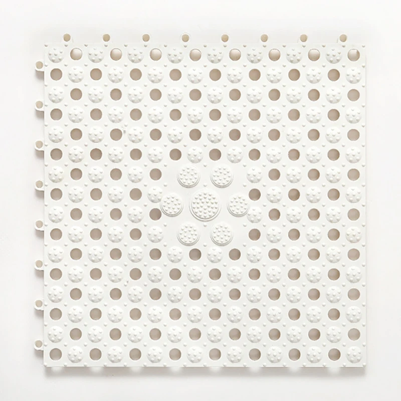 White Massage 1 шт. 30*30 см нескользящий карамельный цвет комбинированный напольный коврик массажный коврик в ванной комнате для бассейна коврики для прихожей - Цвет: White Massage