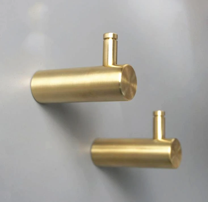 Однотонный латунный крючок для одежды LCH в скандинавском стиле держатель ключей