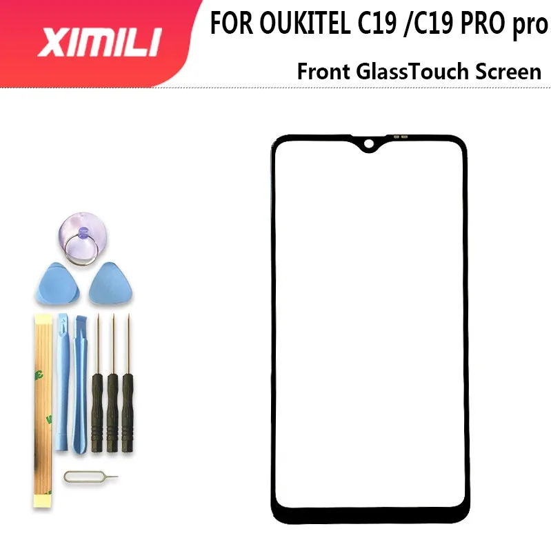 

Original 6.49 inch LCD Display Touch Panel Front Glass For Oukitel C19/C19 Pro Touch Screen Digitizer Front Glass Repair Replace
