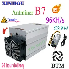 Antminer B7 96KH/s 528W BTM Майнер с БП Asic Tensority Miner BTM Майнинг лучше чем Antminer S9 S9k S11 S15 T17 Z9 Z11 A9 M3x