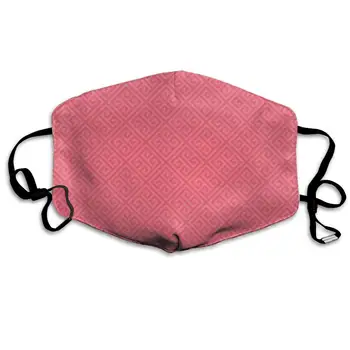 

Unisex Print Mouth Mask - Interesting Silk Texture Pattern Polyester Anti-dust Mouth-Muffle - Fashion Washed Reusable Face Masks