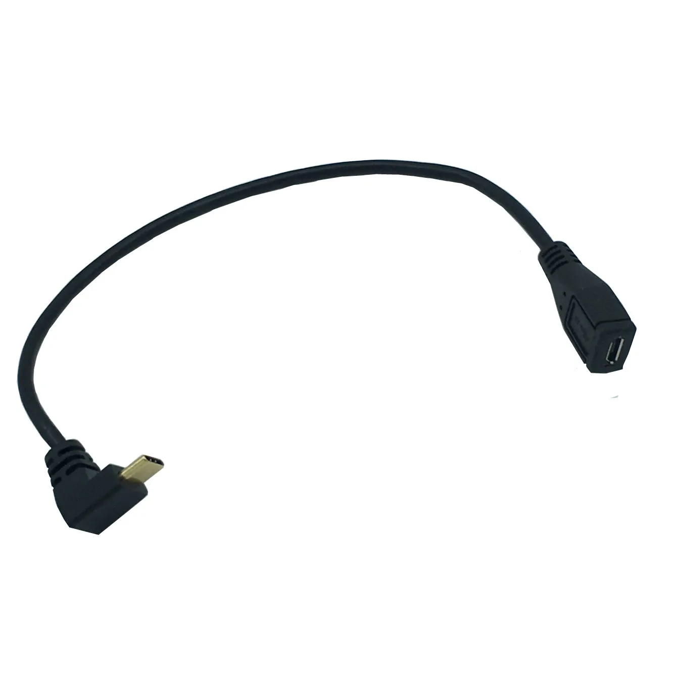 Позолоченный USB3.1 90 ° вверх type-C orbit Micro5pin Женский адаптер для передачи данных для мобильного телефона