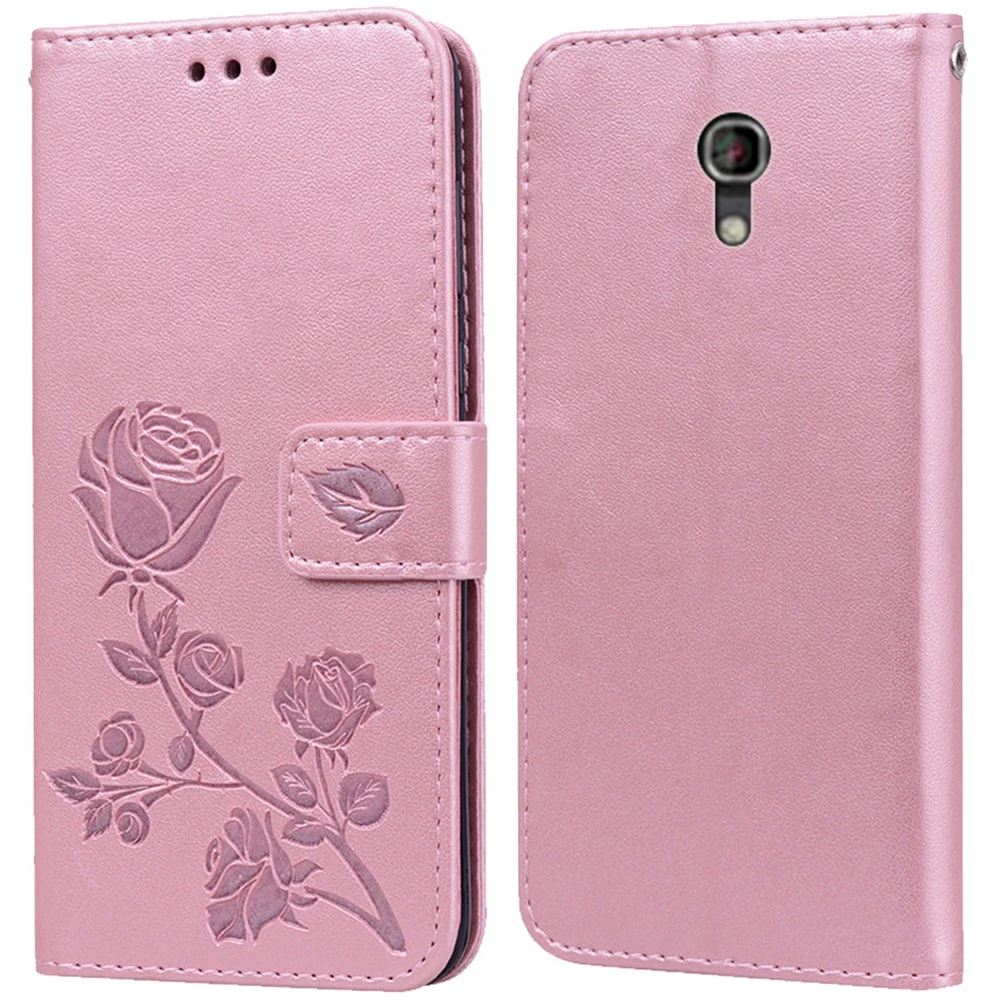 Роскошный кожаный чехол-книжка с откидной крышкой для Alcatel One Touch Pixi 4 5 0 4G 3G 5045D 5045X