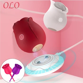 OLO Tongue Licking Clitoral G Spot Stimulation Vibrator Pussy Massage Female Masturbator  Nipple sucker Sex Toys for Woman