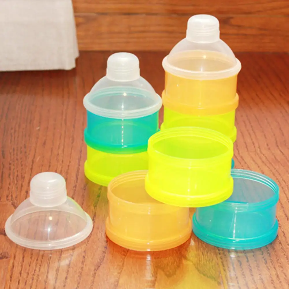 

Kuulee Portable 3-layer Detachable Milk Powder Storage Box environmentally friendly easy to clean