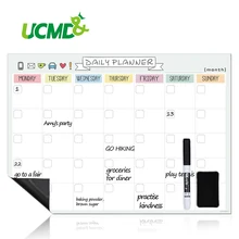 42x30cm Whiteboard Weekly Planner Fridge Magnets Magnetic Daily Calendar Flexible White Message Board Drawing Refrigerator Board цена 42x30cm Whiteboard Weekly Planner Fridge Magnets Magnetic Daily Calendar Flexible White Message Board Drawing Refrigerator Board цены онлайн