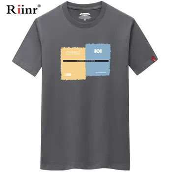 

Riinr 2020 New Summer Fashion Letter Print Tee Shirt Men Large Size Clothes Men T-Shirt O-Neck Short Sleeve Casual Cotton 6XL