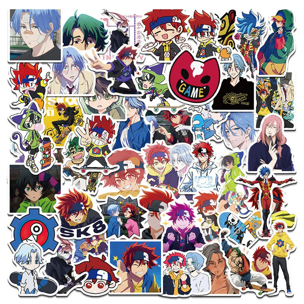 

10/30/50PCS New Animation Infinite Skateboard Graffiti Waterproof Sticker Suitcase Notebook Refrigerator HelmetWaterCupWholesale