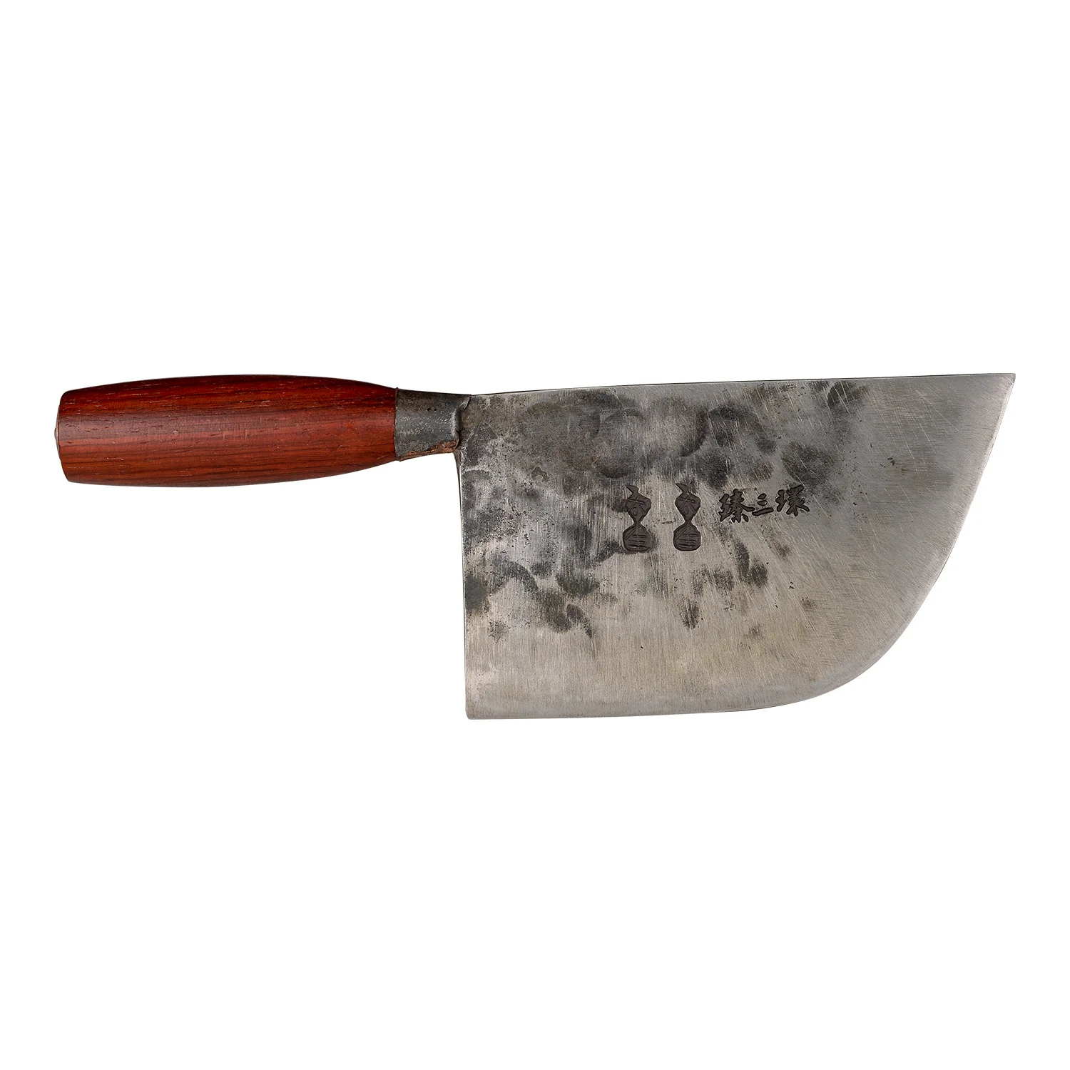 

ZhenSanHuan Hand Hammered Forged Chef's Knife Cook's Cleaver Full Tang Carbon Steel- Carving Knife
