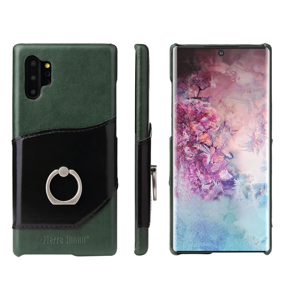 Для samsung Galaxy Note 10 Plus чехол для задней крышки телефона протектор с слотом карт и