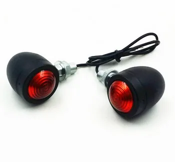 

High quality a pair Motorcycle LED Turn Signals Indicators Blinker Amber Blinker Light Sports For H/arley H/onda Su/zuki