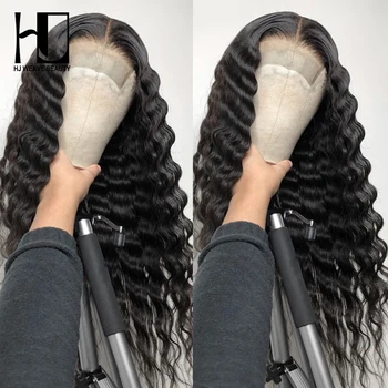 

250 Density Loose Deep Wave Lace Front Wig Remy Human Hair Lace Frontal Wigs With Baby Hair Glueless Wigs For Black Women