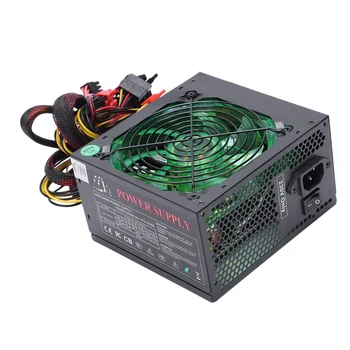 

170-260V Max 500W Power Supply Psu 12Cm Pfc Silent Fan 24Pin 12V Pc Computer Sata Gaming Pc Power Supply For In tel For Amd Comp