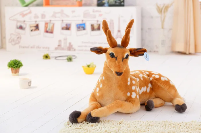 110cm gigante recheado de pelúcia animal cervos