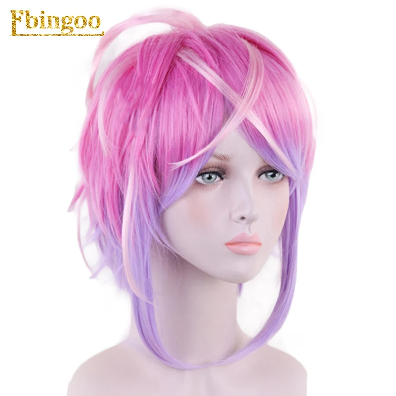 Ebingoo дивизия рэп битва гипноз MIC Doppo KannonzaKa Amemura Ramuda короткие прямые синтетические косплей парик для костюма Вечерние