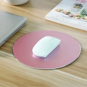 

Round Mouse Pad Aluminum Alloy Gaming Mousepad for Laptop Notebook PC Computer