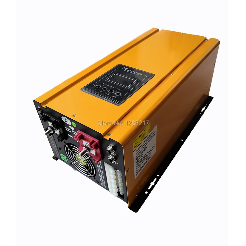Чистая Синусоидальная волна инвертор 12В 1000W Солнечная Мощность конвертер DC12V для
