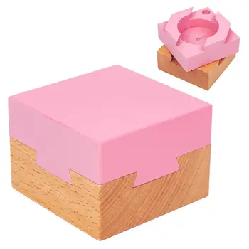 

Wooden Magic Gift Box Puzzle Game Luban Lock Brain Teaser Anti Stress Kids Toy Valentine's Day Gift Wedding Ring Box