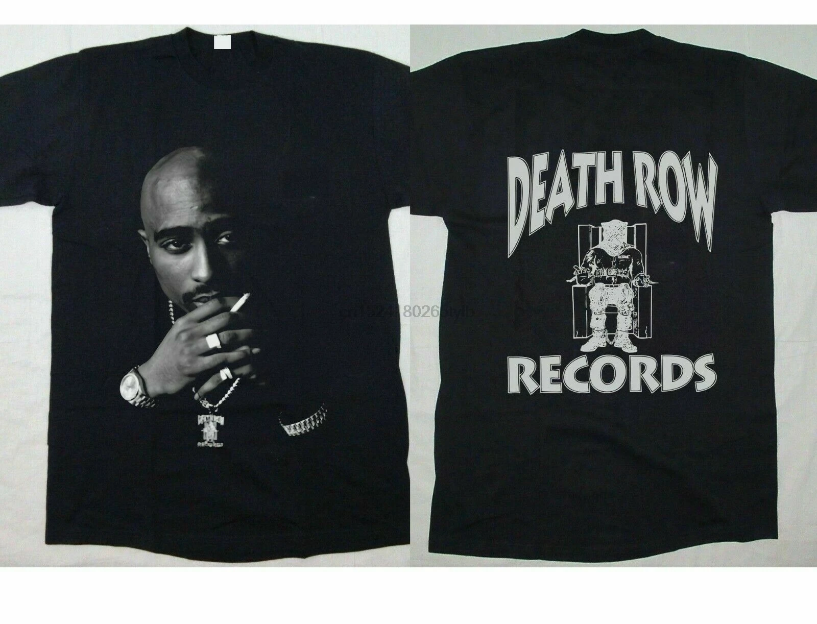 Vintage 90s Early 00s 2Pac Shakur Death Row Records Rap