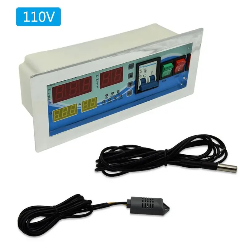 110V Многофункциональный инкубатор, регулятор температуры и влажности, автоматический инкубатор для яиц - Цвет: 110V