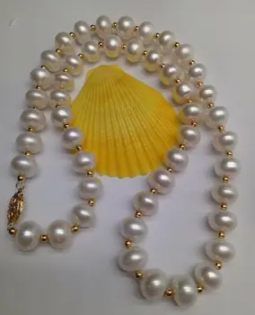 

AAA 10-11mm South Sea White Pearl Necklace 14k/20 Gold Clasp 18 inch