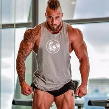 Летний хлопковый жилет для бега, мужская майка для бодибилдинга, майка для тренировок в тренажерном зале, удобная рубашка, рубашка с цифровым принтом