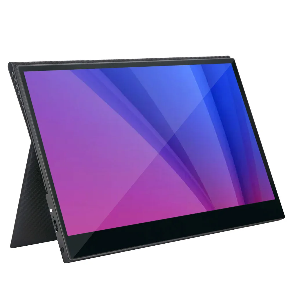 V156KET-A 15,6 дюймовый ips экран HD портативный монитор для игрового компьютера с ультратонкой узкой рамкой монитор с высоким разрешением - Цвет: V156KET-A