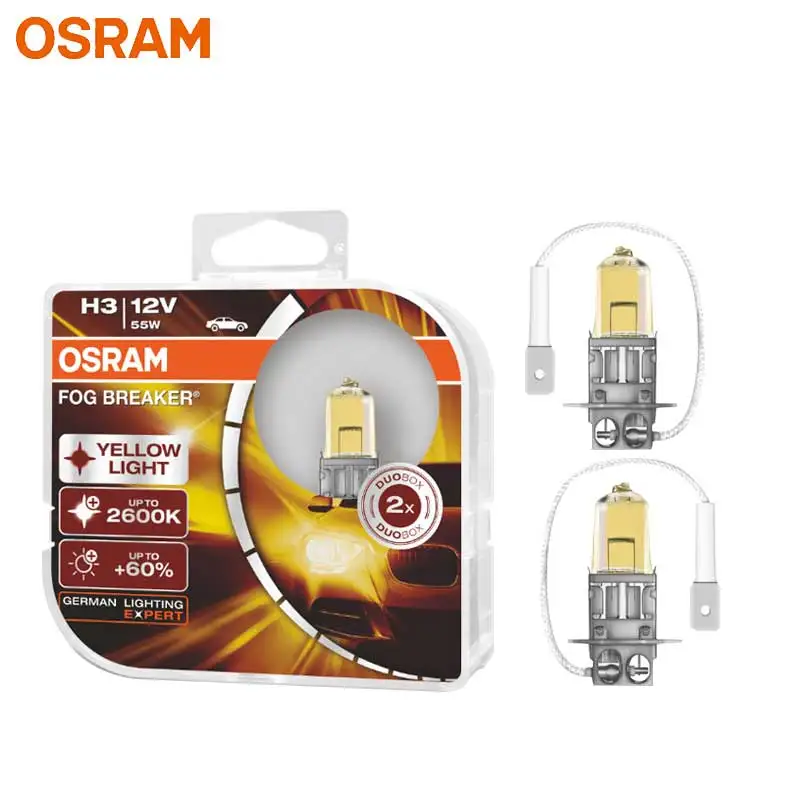 Галогеновые противотуманные фары OSRAM H3. Автоматический противотуманный фонарь.